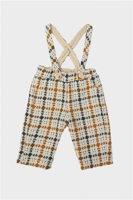 Layette Erkek Bebek Desenli Salopet