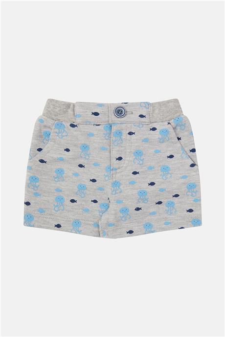 Layette Erkek Bebek Desenli Şort