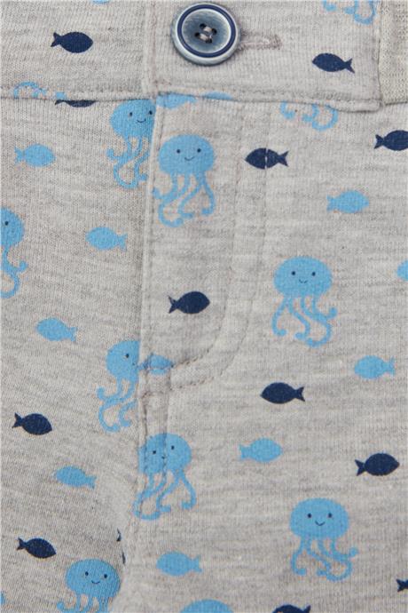 Layette Erkek Bebek Desenli Şort
