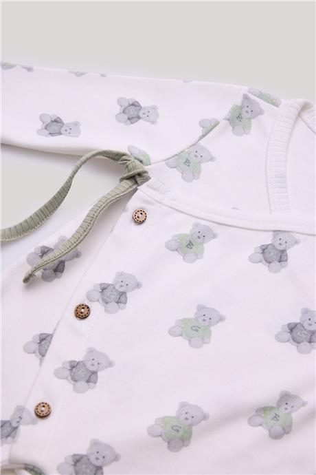 Layette Erkek Bebek Desenli Tulum