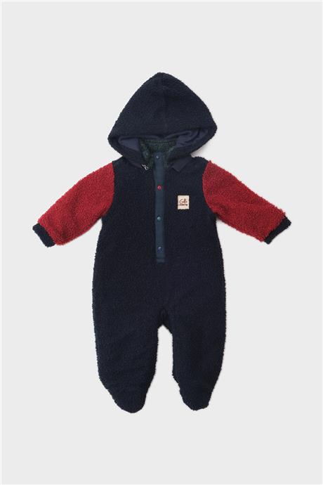 Layette Erkek Bebek Desenli Tulum