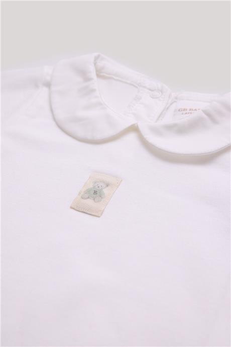 Layette Erkek Bebek Ekru Body