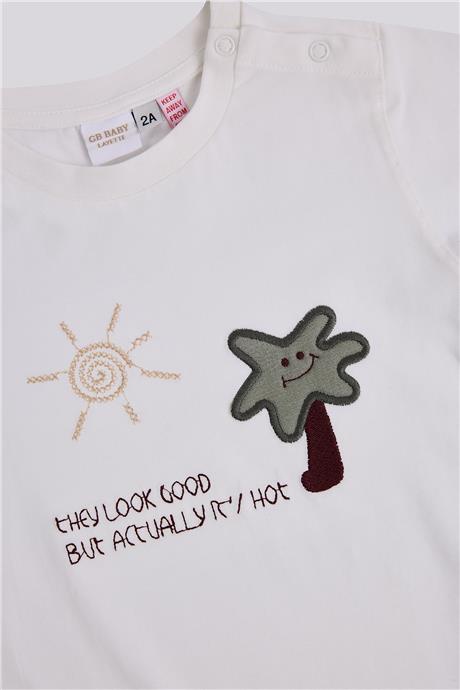 Layette Erkek Bebek Ekru BodyLayette Erkek Bebek Ekru Body