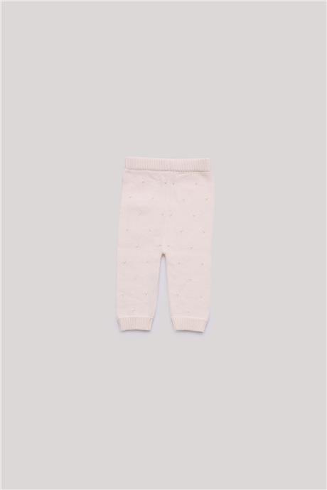 Layette Erkek Bebek Ekru Eşofman Altı