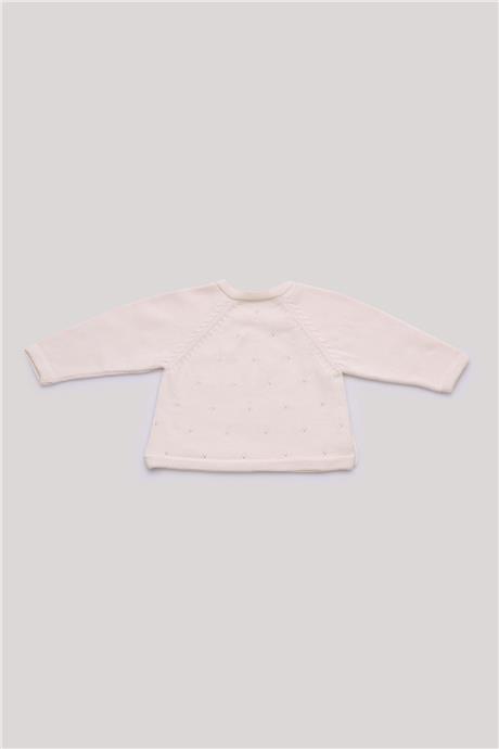 Layette Erkek Bebek Ekru Kazak