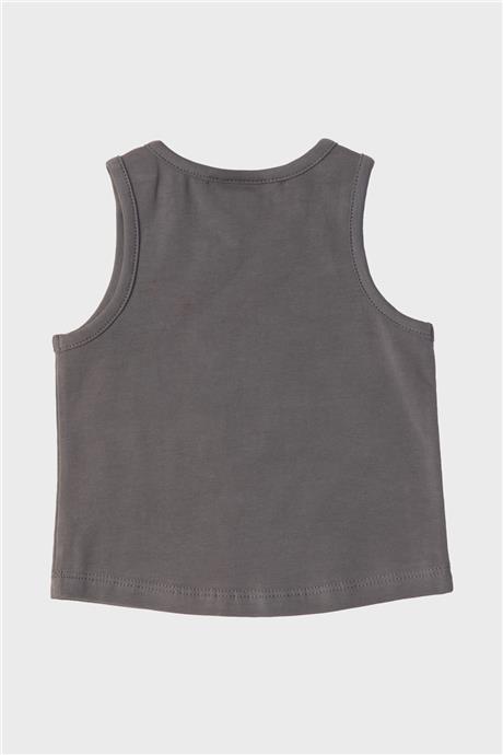 Layette Erkek Bebek Gri Atlet