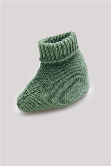 Layette Erkek Bebek Gri Patik