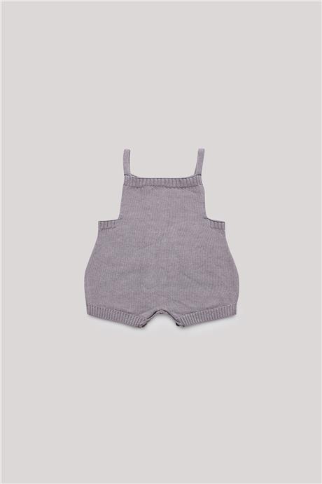 Layette Erkek Bebek Gri Tulum