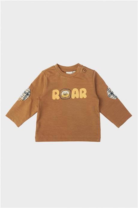 Layette Erkek Bebek Kahve T-Shirt