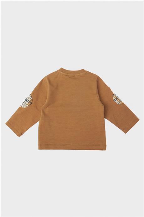 Layette Erkek Bebek Kahve T-Shirt