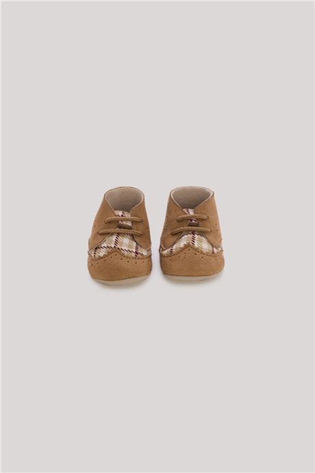 Layette Erkek Bebek Kahverengi Patik