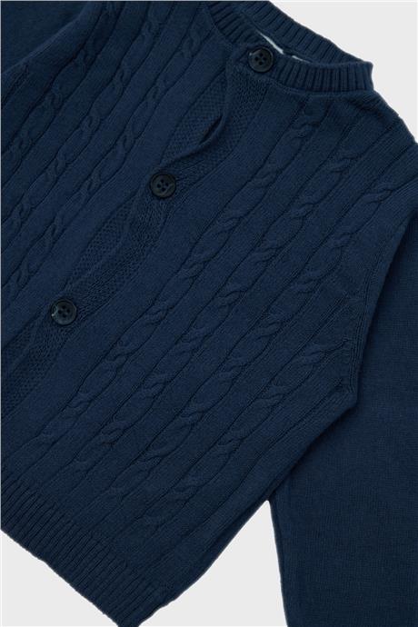 Layette Erkek Bebek Lacivert Hırka