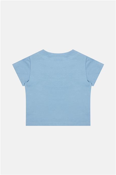 Layette Erkek Bebek Mavi Tshirt