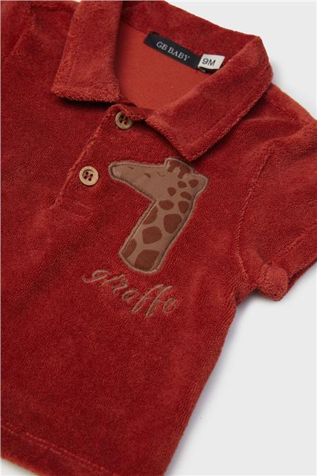 Layette Erkek Bebek Oranj T-Shirt