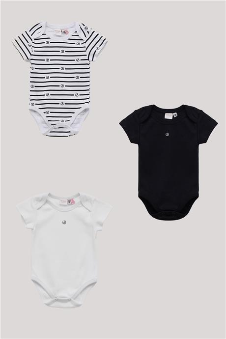Layette Erkek Bebek Renkli Body