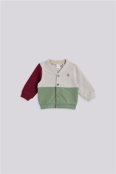 Layette Erkek Bebek Renkli Eşofman ÜstüLayette Erkek Bebek Renkli Eşofman Üstü