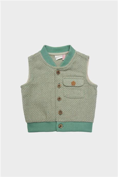 Layette Erkek Bebek Renkli Yelek