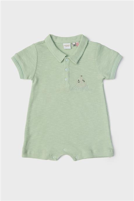 Layette Erkek Bebek Yeşil Tulum