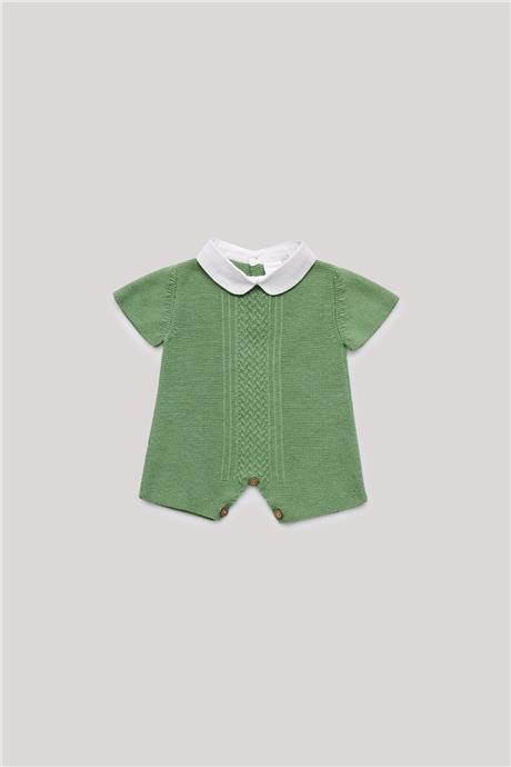 Layette Erkek Bebek Yeşil Tulum