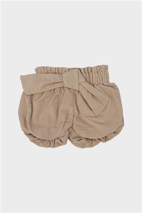 Layette Kız Bebek Bej Şort
