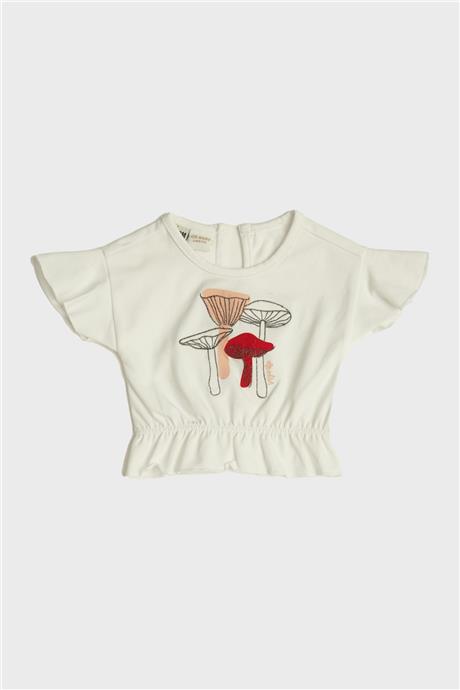 Layette Kız Bebek Beyaz Bluz
