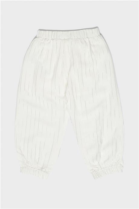 Layette Kız Bebek Beyaz Eşofman Altı