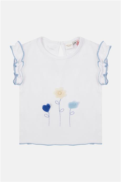 Layette Kız Bebek Beyaz Tshirt