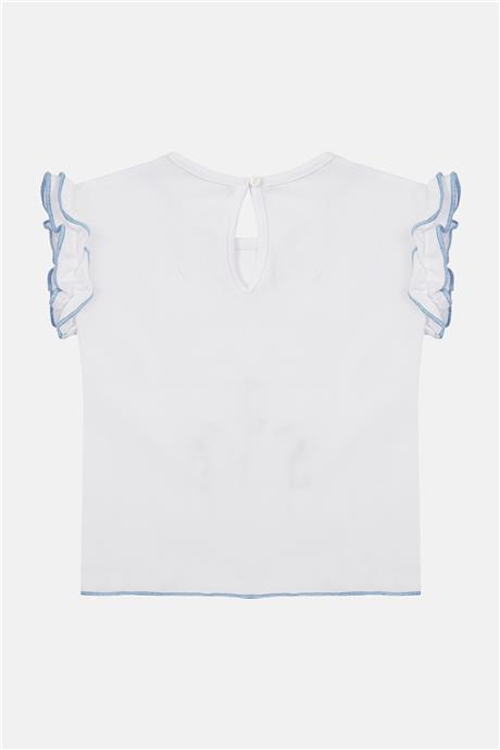 Layette Kız Bebek Beyaz Tshirt