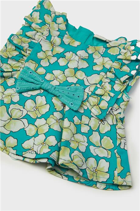 Layette Kız Bebek Desenli Bluz