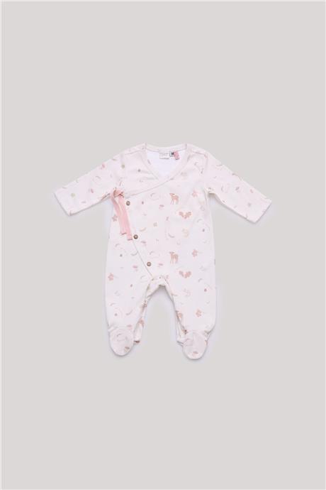Layette Kız Bebek Desenli Body