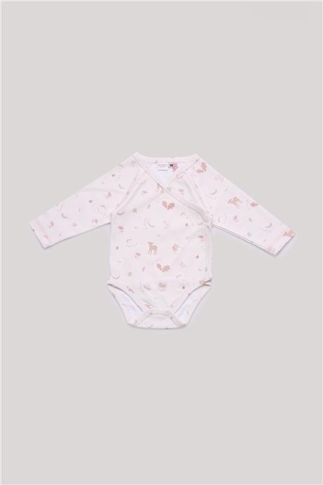 Layette Kız Bebek Desenli Body