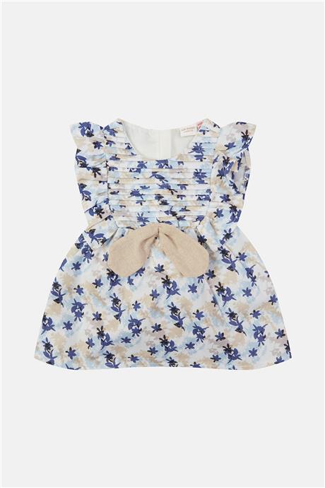 Layette Kız Bebek Desenli Elbise