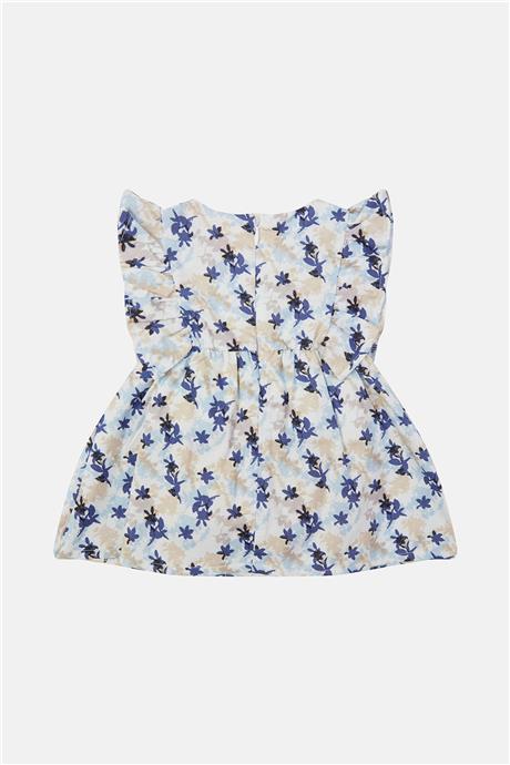 Layette Kız Bebek Desenli Elbise