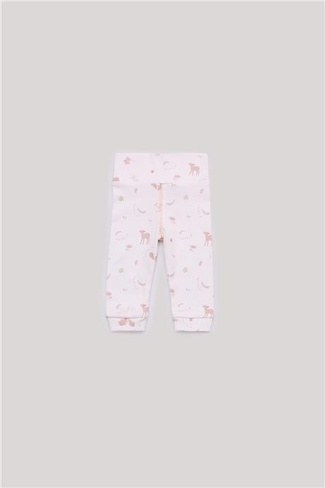 Layette Kız Bebek Desenli Eşofman Altı