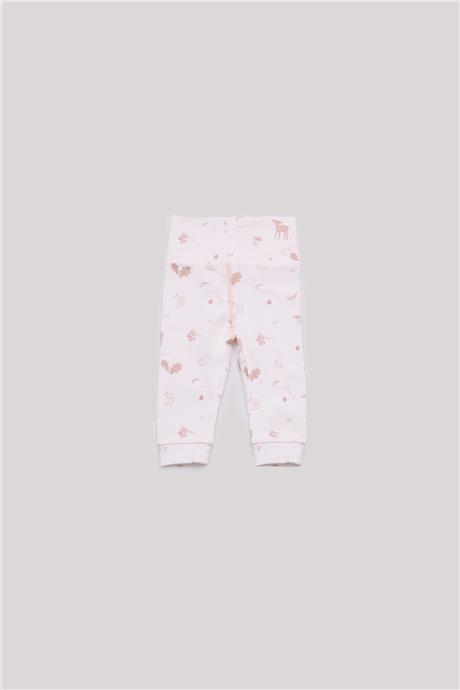 Layette Kız Bebek Desenli Eşofman Altı