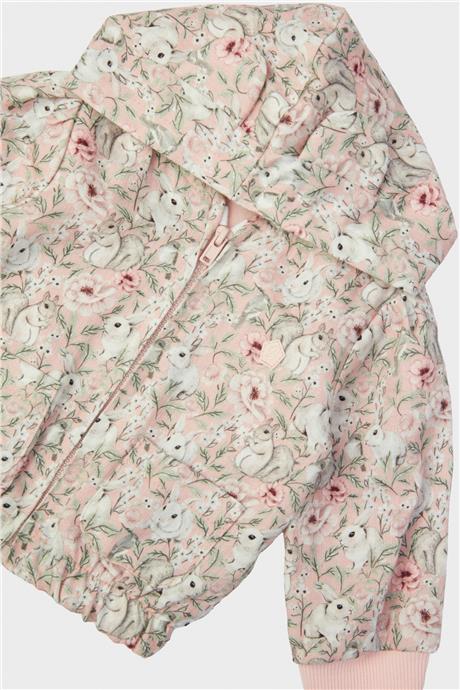 Layette Kız Bebek Desenli Eşofman Üstü