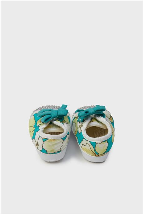 Layette Kız Bebek Desenli Patik