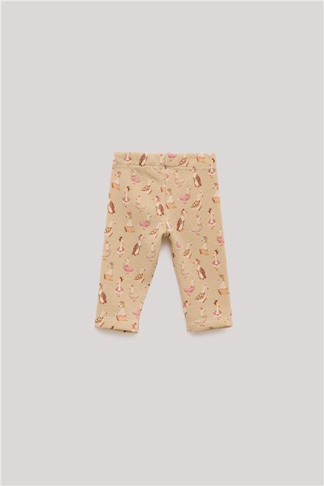 Layette Kız Bebek Desenli Tayt