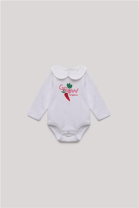 Layette Kız Bebek Ekru Body