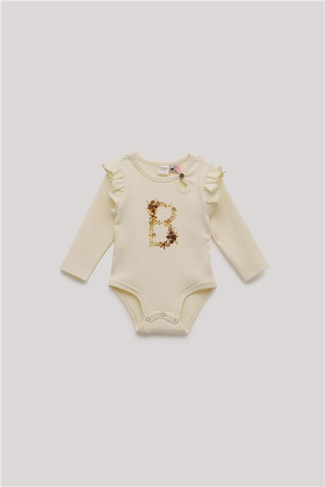 Layette Kız Bebek Ekru Body