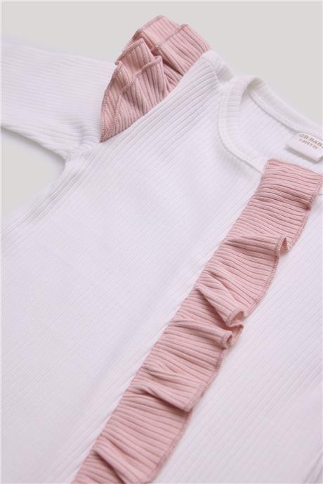 Layette Kız Bebek Ekru Body