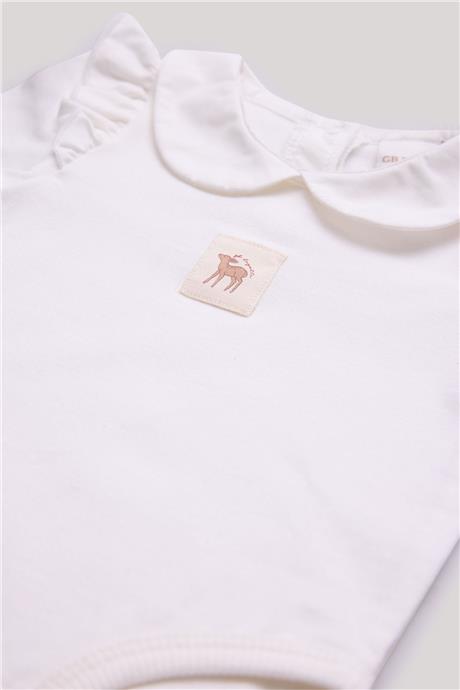 Layette Kız Bebek Ekru Body