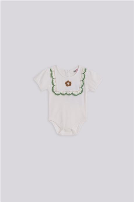 Layette Kız Bebek Ekru BodyLayette Kız Bebek Ekru Body