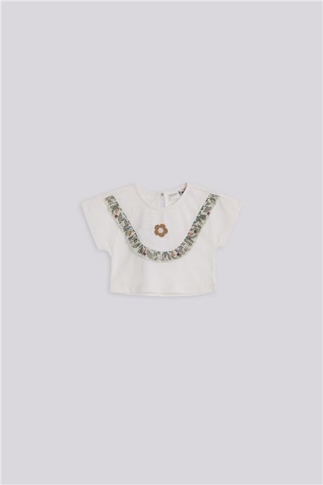 Layette Kız Bebek Ekru TshirtLayette Kız Bebek Ekru Tshirt