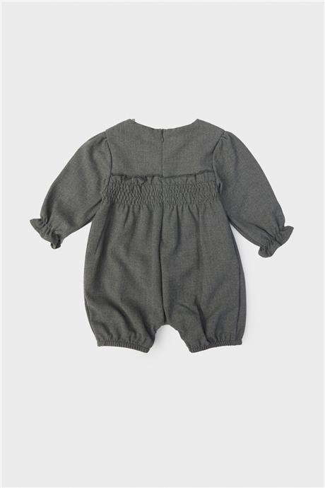 Layette Kız Bebek Gri Tulum