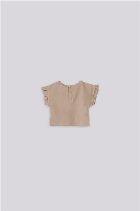 Layette Kız Bebek Kahverengi TshirtLayette Kız Bebek Kahverengi Tshirt