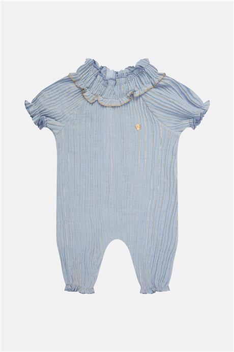 Layette Kız Bebek Mavi Tulum