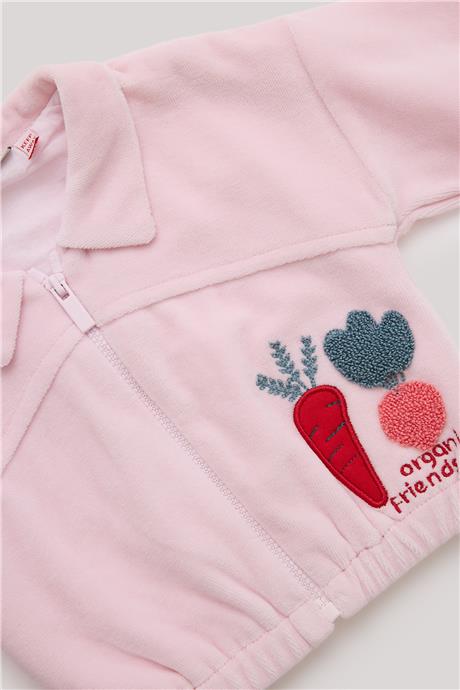 Layette Kız Bebek Pembe Ceket