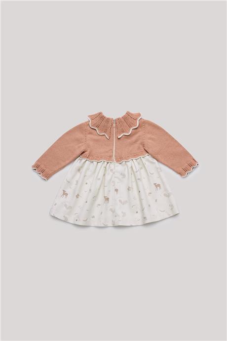 Layette Kız Bebek Pembe Elbise