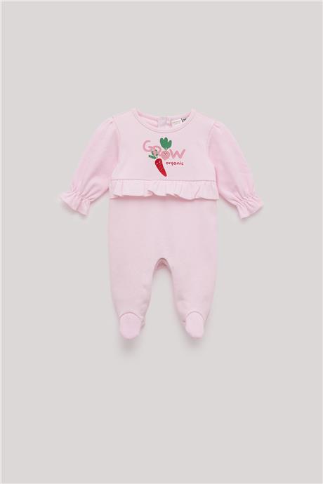Layette Kız Bebek Pembe Tulum